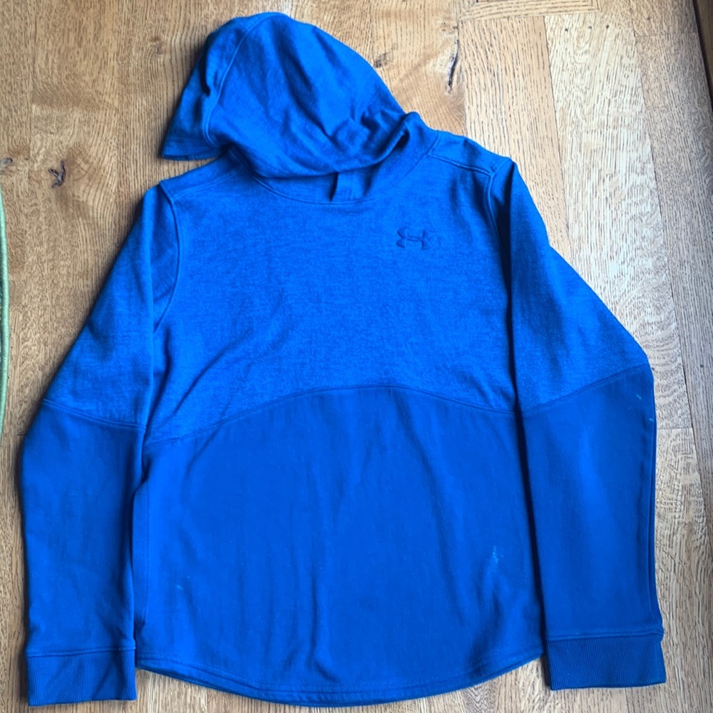 Under Amour Youth Hooded Sweatshirt - Large Royal Blue